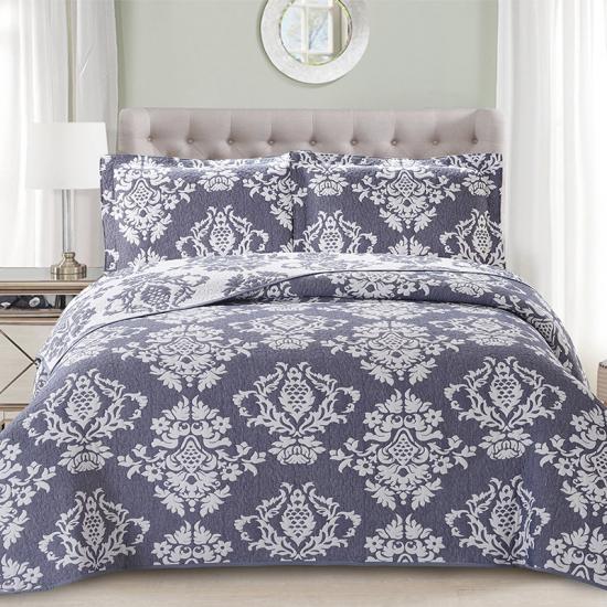 cxmicrotex Damask Purple Σετ Παπλωματοθήκης Ζακάρ