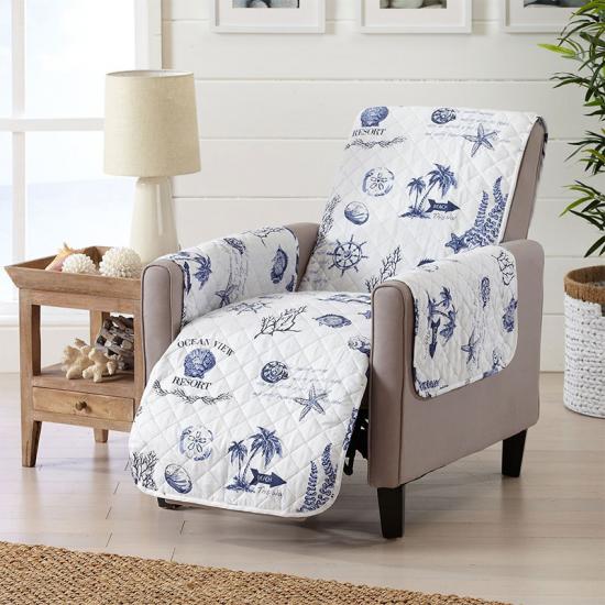 Floral Pinsonic Προστατευτικό κάλυμμα επίπλων Ελαστικό κάλυμμα καναπέ Τσέπες μπράτσων