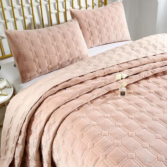 Σετ πάπλωμα με ροζ καπιτονέ Comforter Covers Ultra Soft Fleece